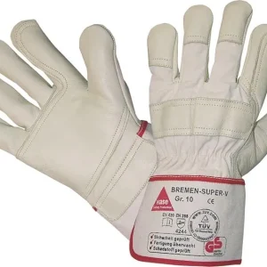 Hase Safety BREMEN-SUPER-V guanti di sicurezza 5 gambe pelle saturato fiore taglia: 10 PU: 12 paia 293010-10