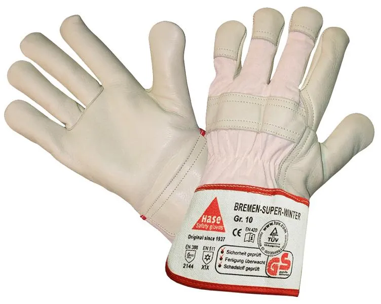 Hase Safety BREMEN-SUPER-WINTER 5 guanti interamente pelle taglia: 12 PU: 12 paia 293300-12