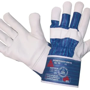 Hase Safety BREMERHAVEN-WINTER guanti di sicurezza 5 gambe interamente pelle taglia: 10 PU: 12 paia 292100-10