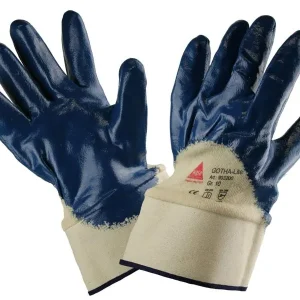 Hase Safety GOTHA lite guanti di sicurezza 5 dita blu nitrile divisi misura: 10 UI: 12 paia 903200