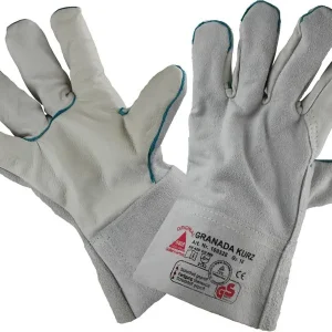 Hase Safety GRANADA-guanti di sicurezza corti 5 dita pelle bovina taglia: 10 PU: 6 paia 100328