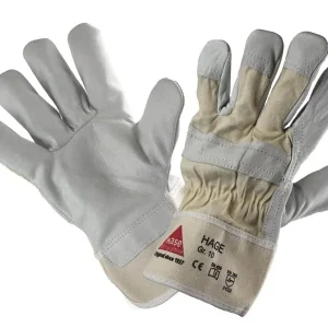 Hase Safety HAGE guanti di sicurezza 5 gambe pelle zeppo fiore taglia: 10 PU: 12 paia 290900-10