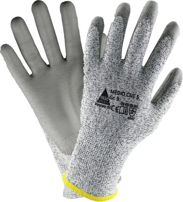 Hase Safety MEDIO CUT 5 guanti di sicurezza 5 griffe resistenti al taglio taglia: 9 UI: 10 paia 508440-9