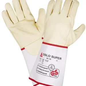 Hase Safety OSLO-SUPER guanti per saldatura polsini parte superiore pelle bovina taglia: 9 PU: 6 paia 105100-9