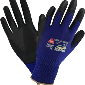 Hase Safety PADUA Blue Lite guanti di sicurezza 5 impugnature nylon/PU taglia: 6 PU: 12 paia 508280-6