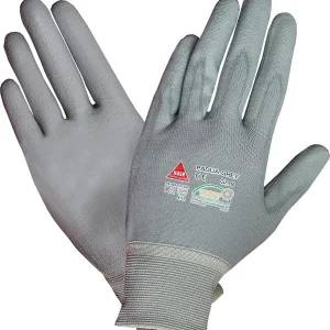 Hase Safety PADUA grigio guanti di sicurezza 5 impugnature nylon/PU lavabili taglia: 6 UI: 10 paia 508100-6