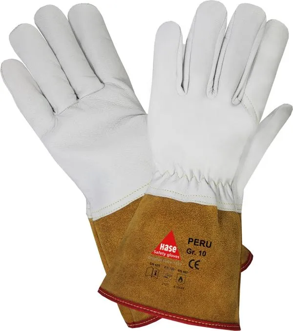 Hase Safety PERU guanti di sicurezza 5 dita per saldatori taglia: 9 UI: 10 paia 403835-9
