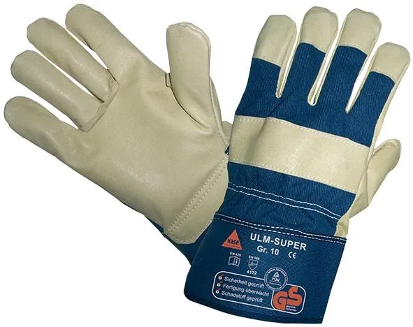 Hase Safety ULM - SUPER guanti di sicurezza 5 gambe pelle piena taglia: 11 PU: 12 paia 205200-11