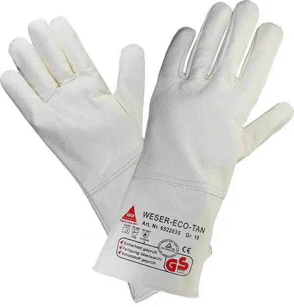 Hase Safety WESER ECO-TAN® esteso guanti per saldatura nappa di capra taglia: 10 UI: 10 paia 6522035-10