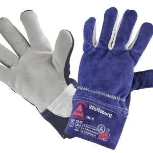 Hase Safety WOLFSBURG 5-Fg Guanti di sicurezza pelle piena taglia: 10 PU: 6 paia 850100-10