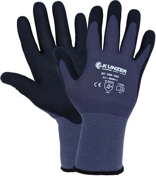 Kunzer BIT GRIP PRO - taglia: 8/M guanti da lavoro confezione da 12 paia 9BGP08