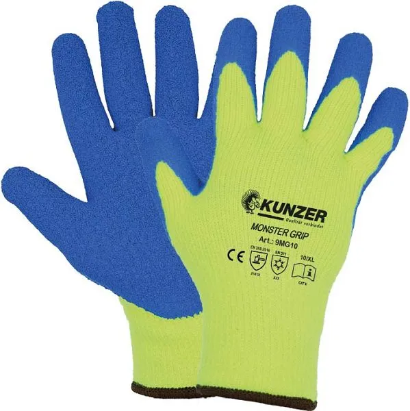Kunzer MONSTER GRIP - taglia: 9/L guanti da lavoro confezione da 12 paia 9MG09