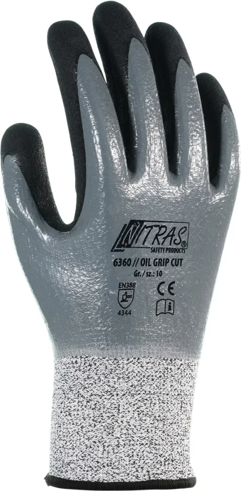 NITRAS Paio di guanti 6360 // OIL GRIP CUT