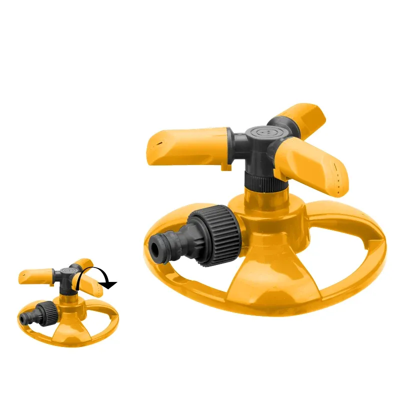 Professionale Antinfortunistica Irrigatore per giardino con tre bracci 360° - INGCO Online now