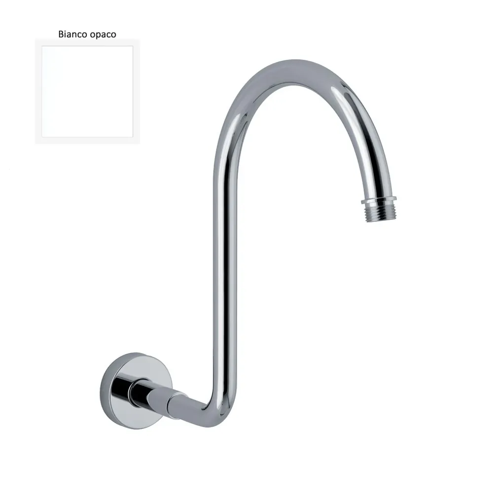 Sicurezza Premium Braccio doccia lusso diametro 18 mm bianco opaco