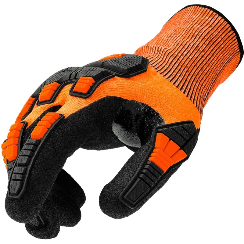 Stocker Guanti antitaglio per forbici 11/XL arancione, nitrile