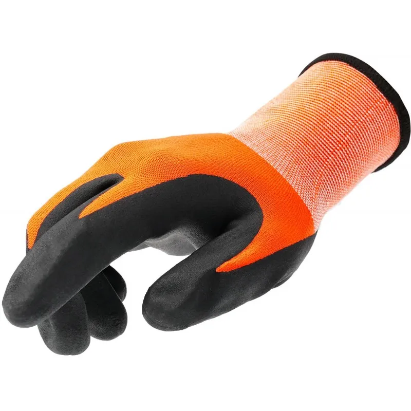 Stocker Guanti da Lavoro Ultra Fini nitrile 9/M Arancione