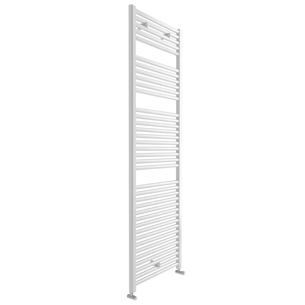 Termoarredo scaldasalviette acciaio verniciato bianco 1230x500 interasse 450 Lazzarini Roma 605 Watt