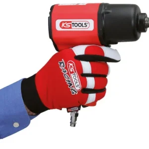 KS Tools Guanto da meccanico pelle con isolamento dalle vibrazioni 9 310.0250