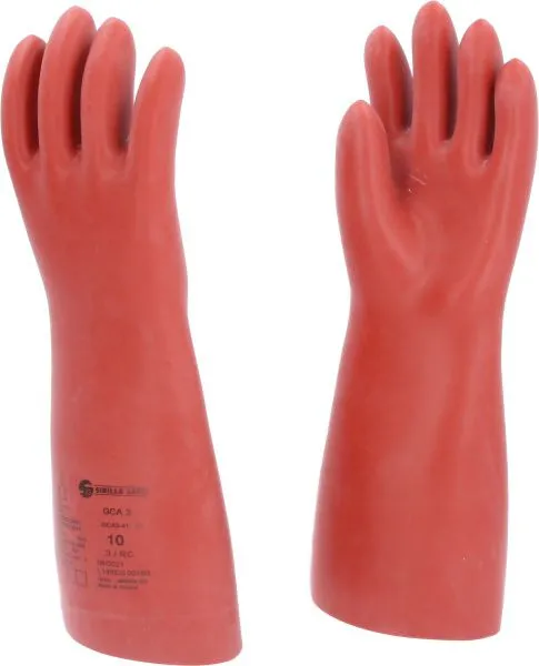 KS Tools Guanto protettivo da elettricista con protezione meccanica e termica taglia 10 classe 3 rosso lunghezza: 410 mm 1...