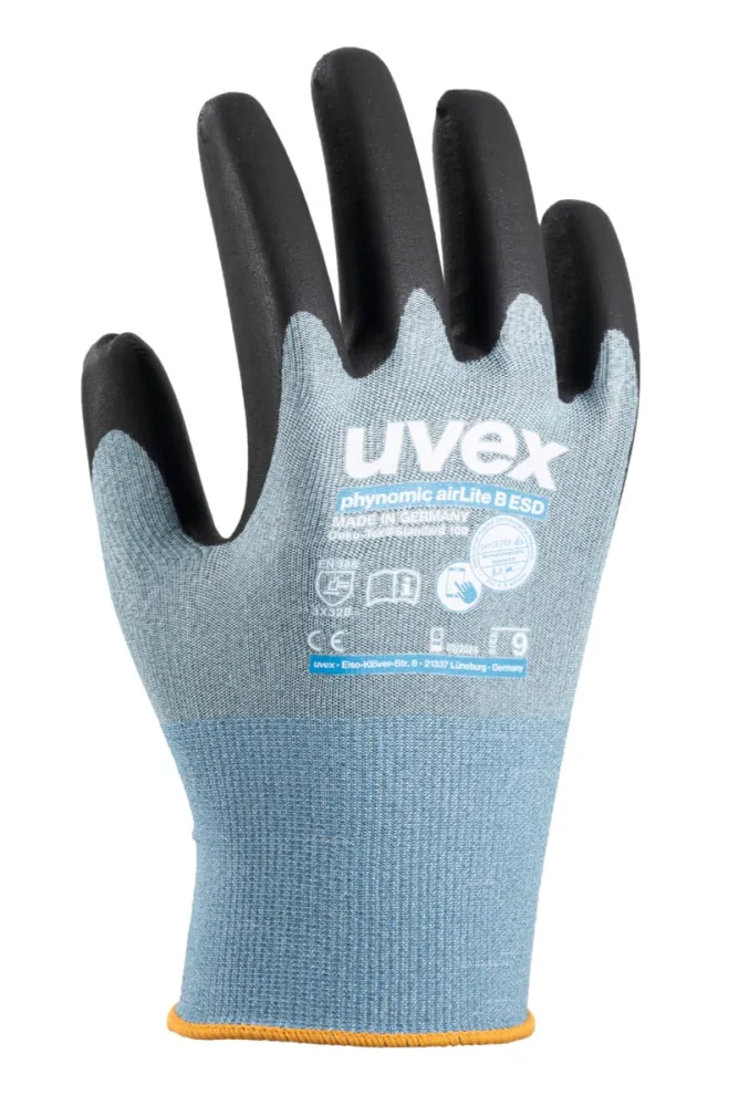 UVEX Paio di guanti uvex phynomic airLite B ESD