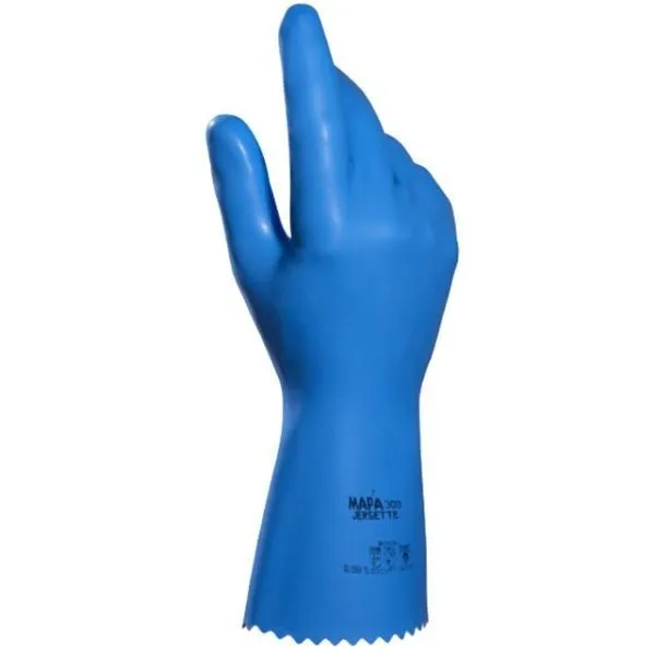 Guanti di protezione chimica MAPA Jersette 308 taglia 6 PU: 50 paia 2140340460