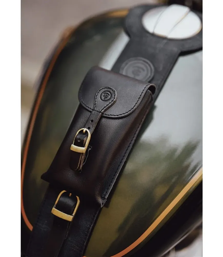 Paraserbatoio con Borsa per Super Meteor 650 - Cafe Twin x Trip Machine Nero