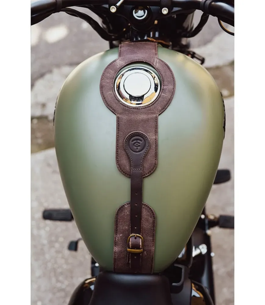 Paraserbatoio per Meteor 350 - Cafe Twin x Trip Machine - Marrone