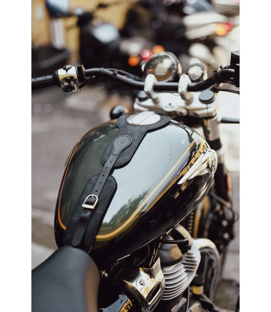 Paraserbatoio per Super Meteor 650 - Cafe Twin x Trip Machine - Nero