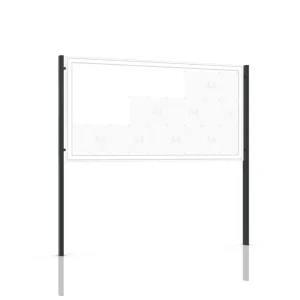 Supporti acciaio WSM ( coppia) da cementare 80 x 40 x 2400 mm 103000493