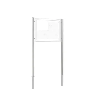 Supporti WSM alluminio ( coppia) da annegare nel calcestruzzo diametro 80 x 2400 mm 103000343