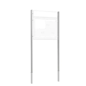 Supporto WSM alluminio ( coppia) da annegare nel calcestruzzo 80 x 40 x 2640 mm 103000745