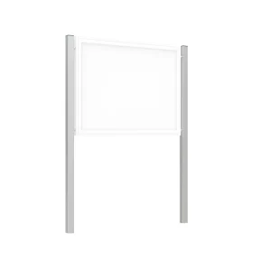 Supporto WSM alluminio ( coppia) da annegare nel calcestruzzo 70 x 70 x 2400 mm 103000764