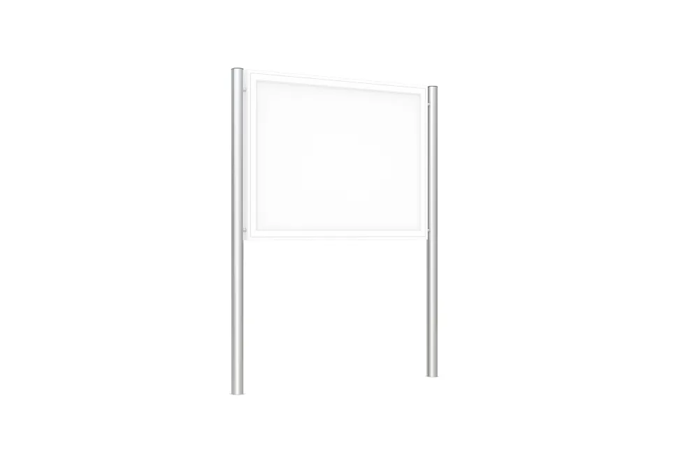 Supporto WSM alluminio ( coppia) da inserire nel calcestruzzo 76 x 62 x 2400 mm 103000765