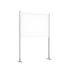 Supporto WSM alluminio ( coppia) da tassellare 40 x 40 x 2150 mm 103000367