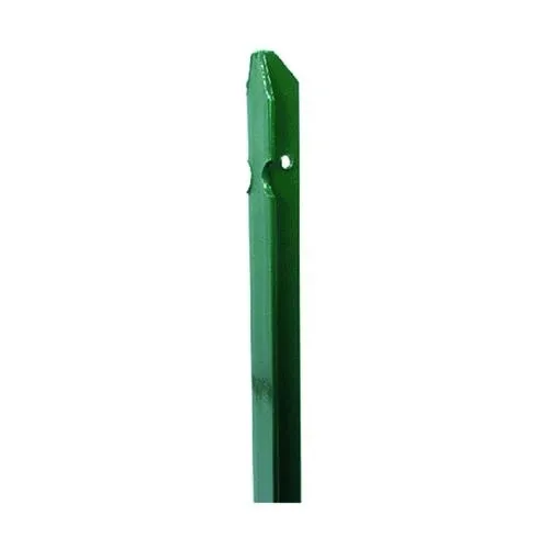 Paletto T Plastificato Verde Per Recinzione H Cm 225 - Mm 35X35 – Cf. 10 Pz
