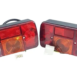 Coppia lenti fari fanali fanale stop posteriore Piaggio Ape TM P 703 V Diesel