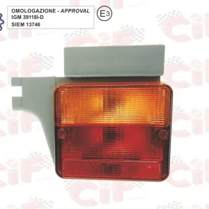 Fanale posteriore destro originale Siem Piaggio Ape TM P FL FL2 TL6 EUROPA CROSS 50
