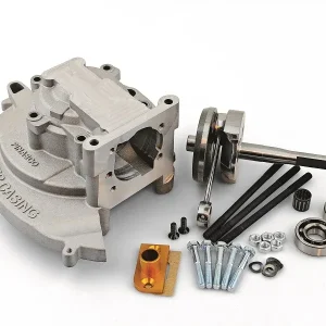 Carter motore Pinasco master 46x46 4 Prigionieri Piaggio Ciao SI Bravo con albero spinotto 12