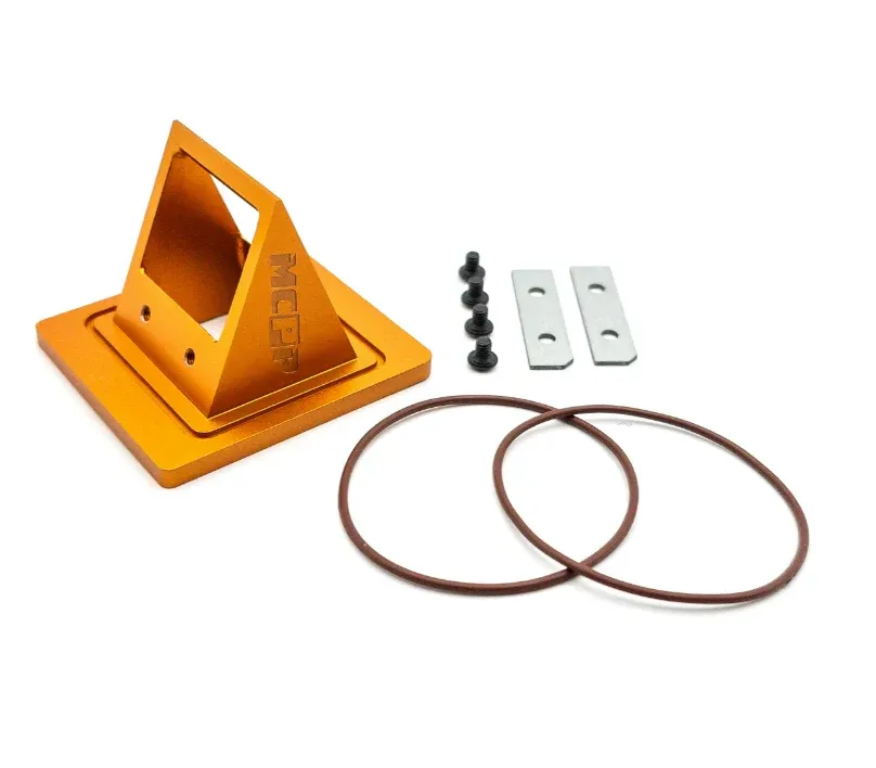 Collettore aspirazione pacco lamellare color oro MC Proparts carter Malossi Piaggio Ciao Si Bravo (SENZA LAMELLE)