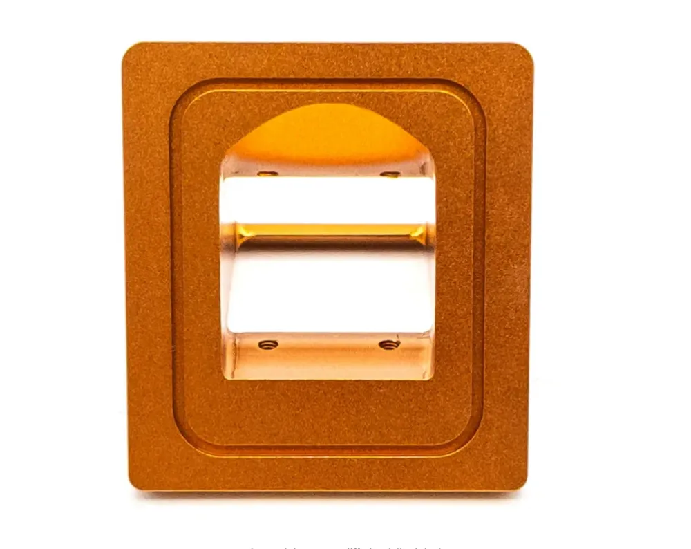 Collettore aspirazione pacco lamellare color oro MC Proparts carter Malossi Piaggio Ciao Si Bravo (SENZA LAMELLE)