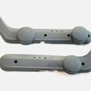 Coppia carterini laterali fianchetti grigi Piaggio Ciao PX con variatore (GREZZI)