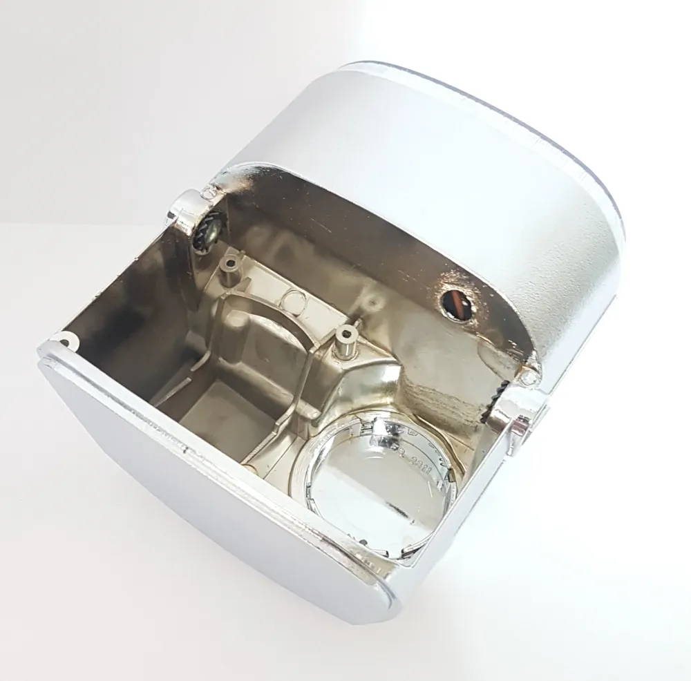 Faro fanale anteriore cromato con calotta cromata per Piaggio Ciao P PX PXV PV