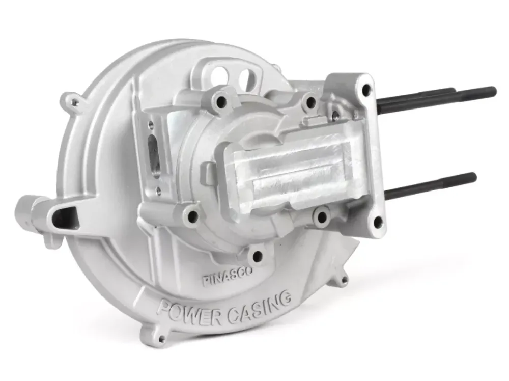 Kit carter motore elettronico 3 prigionieri + albero Pinasco 46x43 Piaggio Ciao SI Bravo spinotto 12