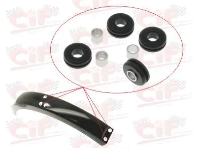 Kit gommini fissaggio parafango posteriore per Piaggio Ciao P PX PXV PV C7