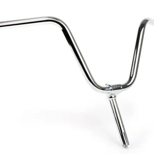 Manubrio sterzo ferro cromato Piaggio Ciao P PX PXV PV diametro 22mm - diametro ingresso forcella 21mm
