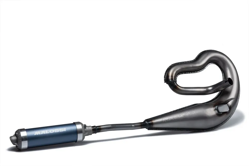 Marmitta espansione Malossi Too Bad Piaggio Si con attacco collettore diametro 22mm