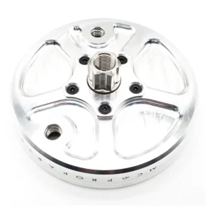 Piastra completa di cuscinetto supporto ruota posteriore MC PROPARTS Piaggio Boxer 50 argento