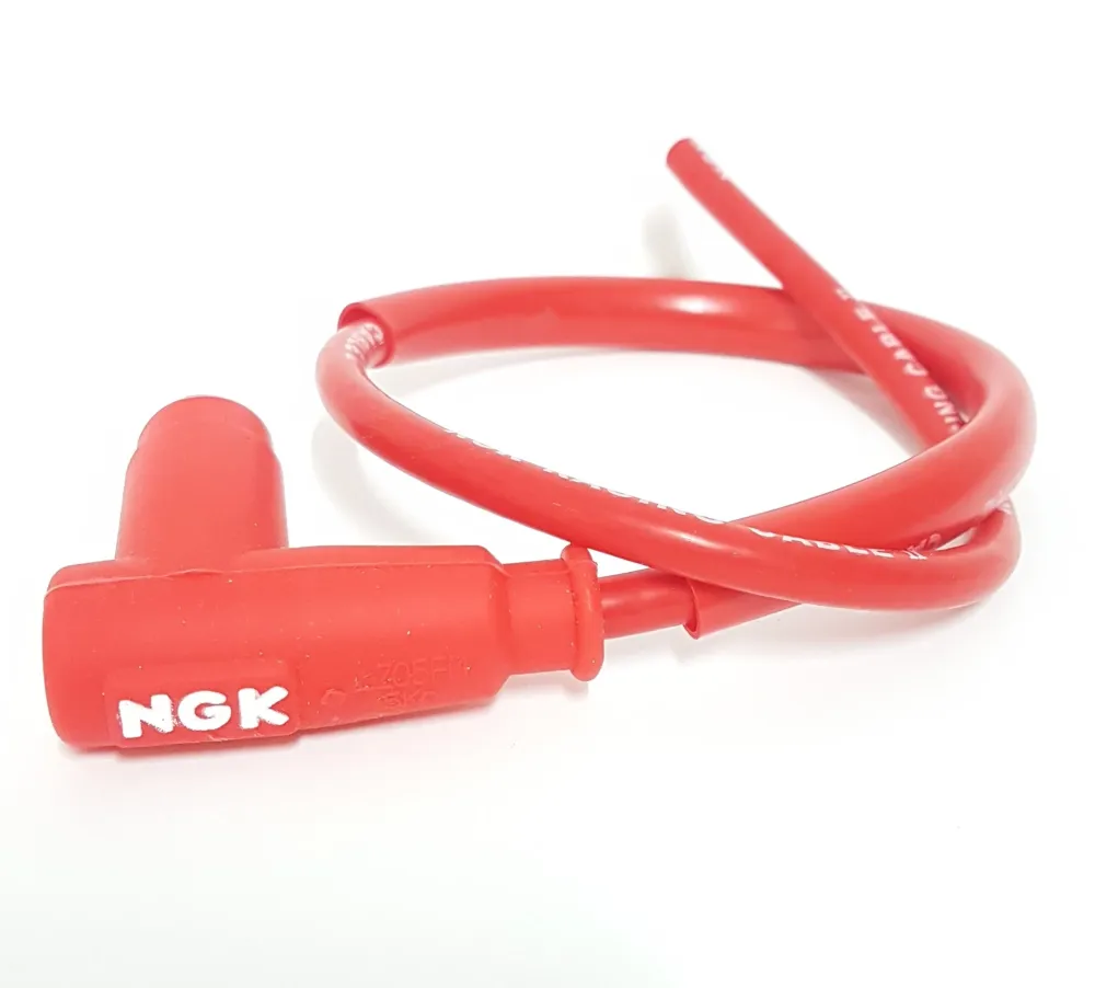 Pipetta cappuccio candela NGK racing rossa silicone Ciclomotori Vespa Scooter Moto