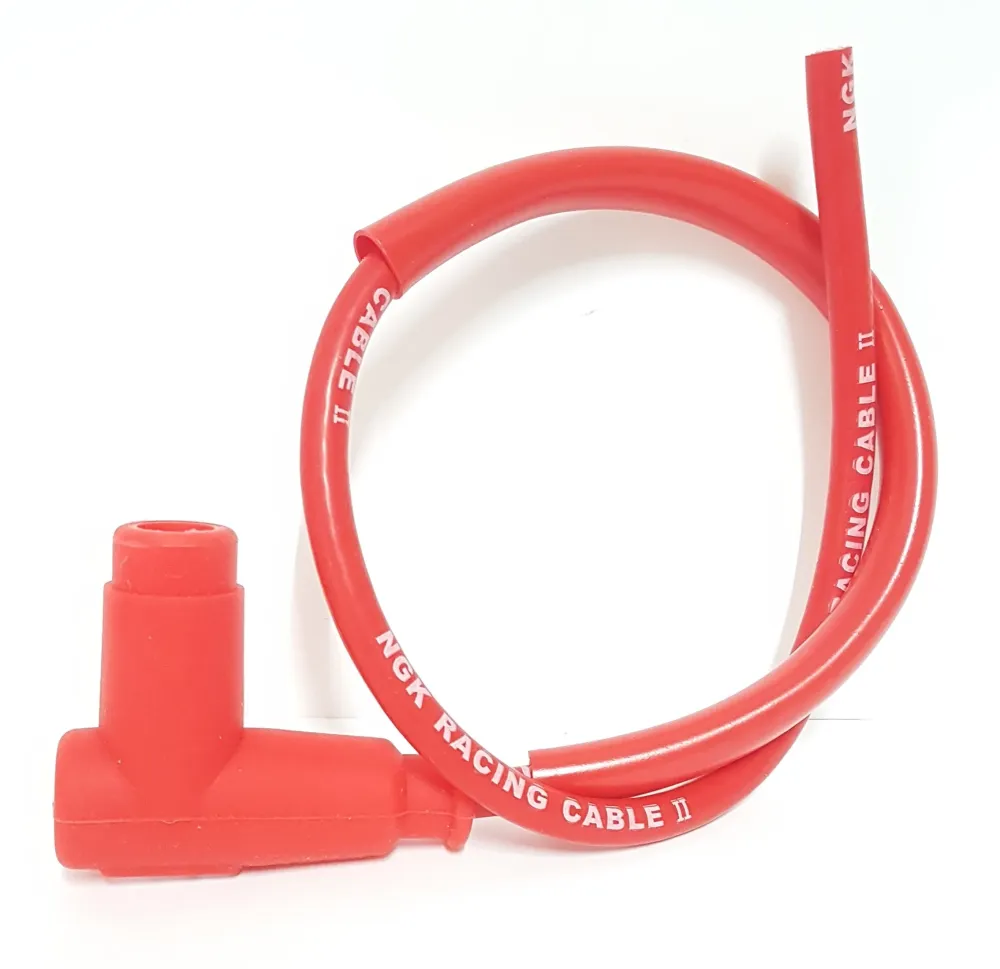 Pipetta cappuccio candela NGK racing rossa silicone Ciclomotori Vespa Scooter Moto